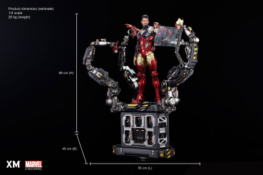 Preview: XM Studios Iron Man Suit-Up (Ver B - Exclusive)